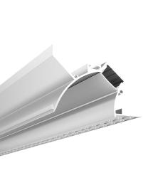 Trimless Plasterboard Wall Washer Recessed Aluminium LED Channel