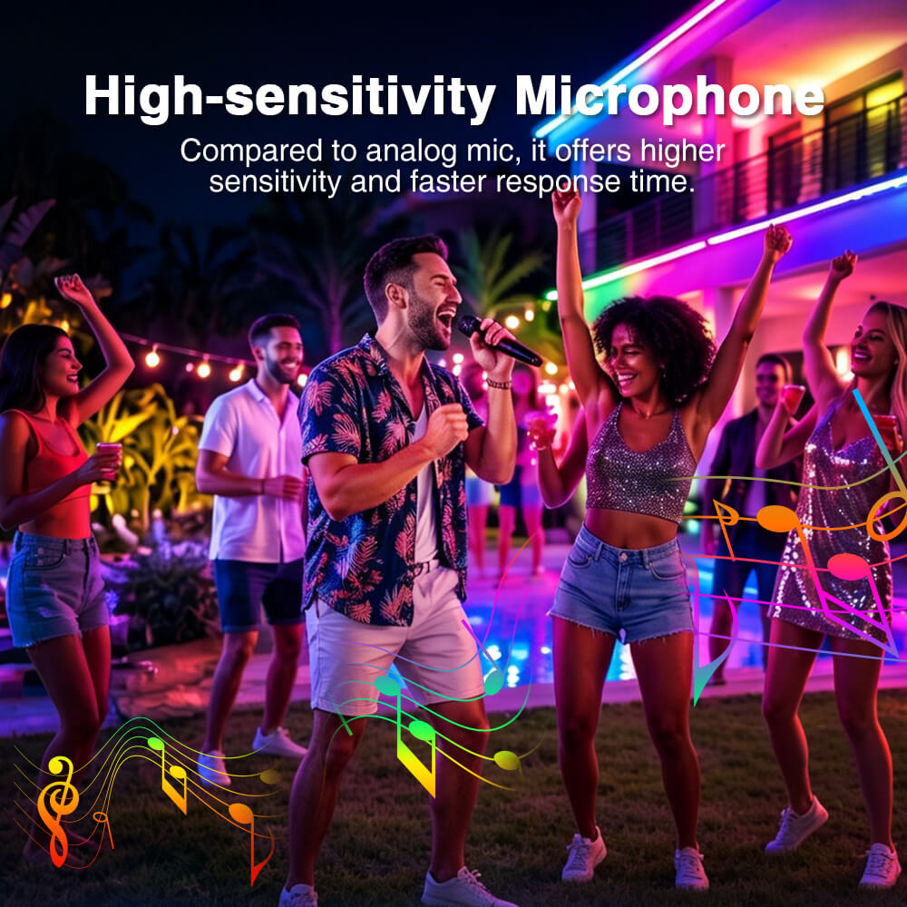 Built-in high sensitivity microphone