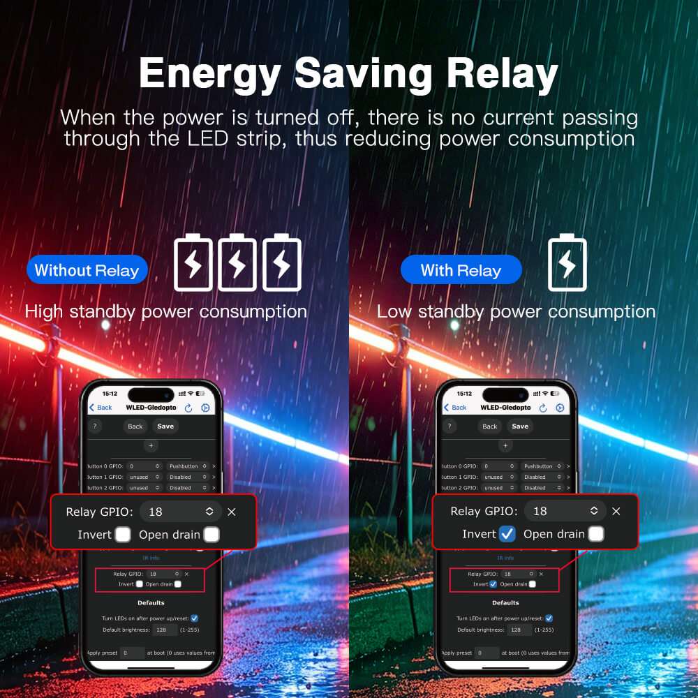 Energy saving replay