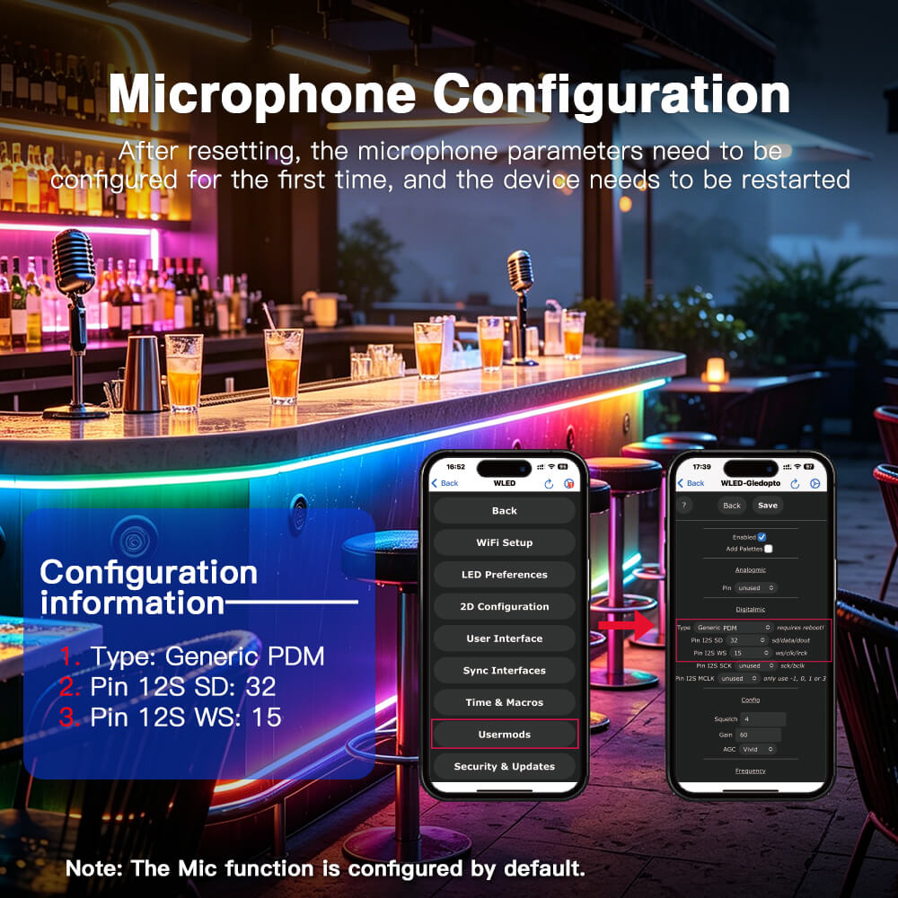 Microphone configuration