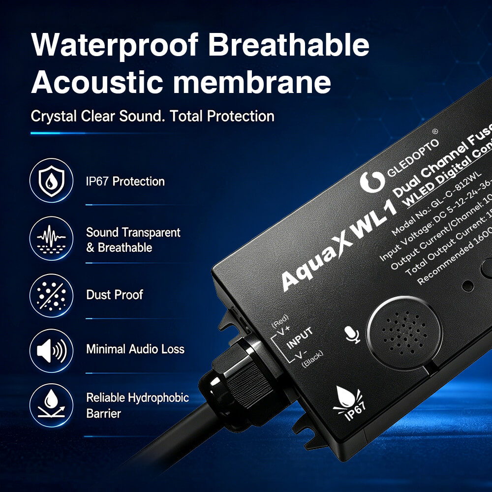 The WLED LED controller has multiple protections design
