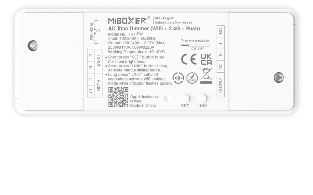 MiBoxer 500W AC Triac Dimmer