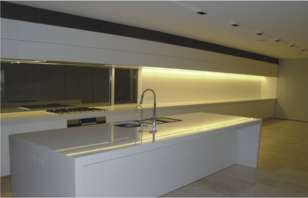 LED Light Channel Under Cabinet