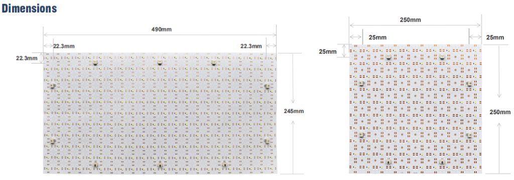 Flexible Sheet Panel Dimensions