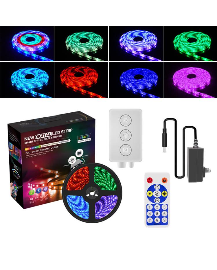 kanaal droogte overeenkomst 5050 Bluetooth-Compatible Dreamcolor LED Strip Kit