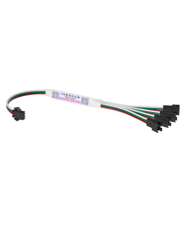 Signal Booster For Magic Color Digital LED Strips 1 To 4 / 1 To 8