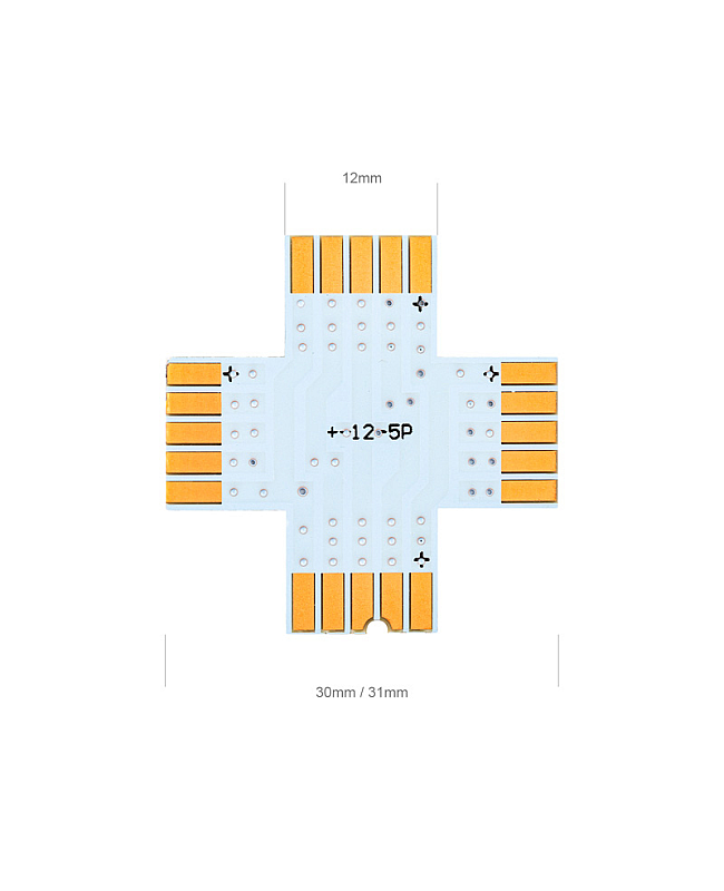 12mm 5pin led strip connector