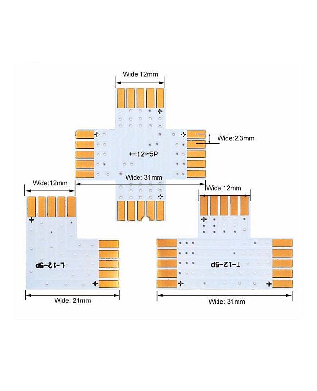 5 pin led connector