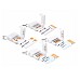 5pin led corner connector