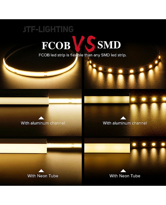 dimmable cob led strip