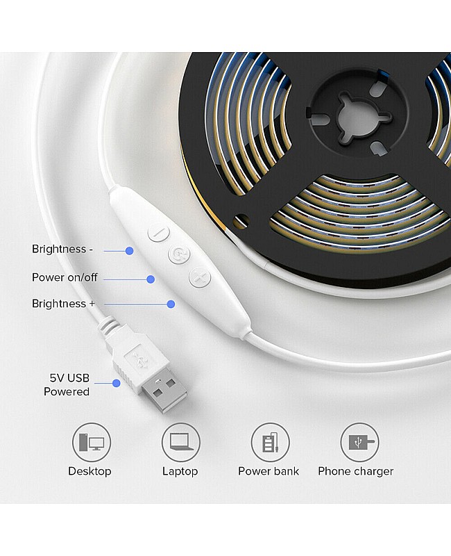 natural white 4000k-cob led strip