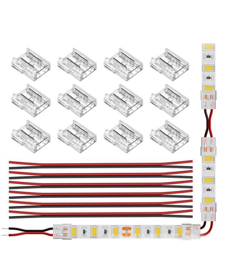 Nat antenne leksikon 2/3/4/5/6 Pins Solderless Mini SMD LED Strip Connectors