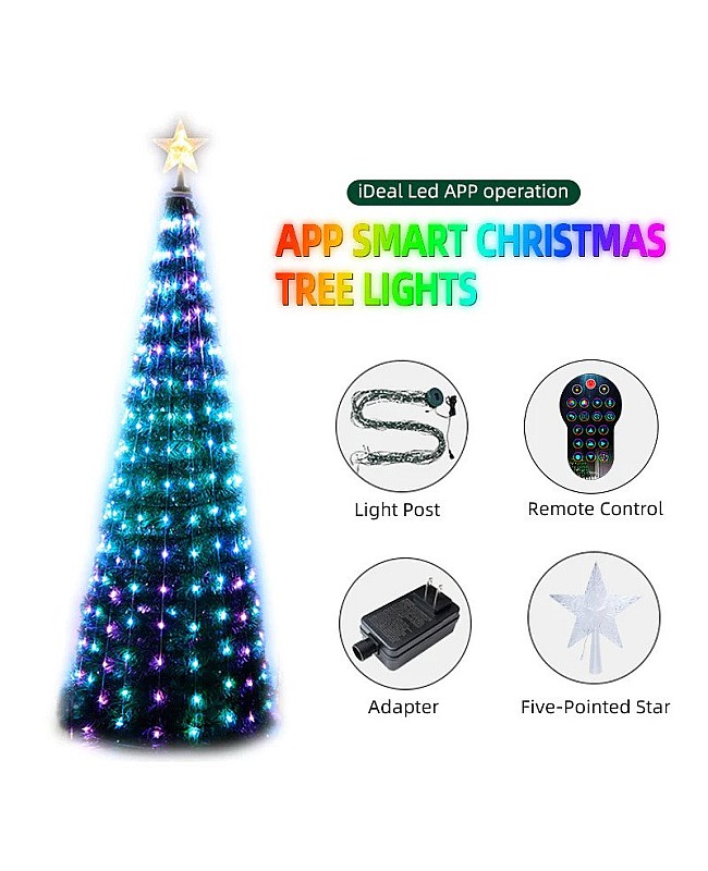 WS2812B LED Christmas Tree Light Multicolor Indoor DIY 5VDC