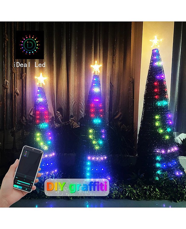 WS2812B LED Christmas Tree Light Multicolor Indoor DIY 5VDC