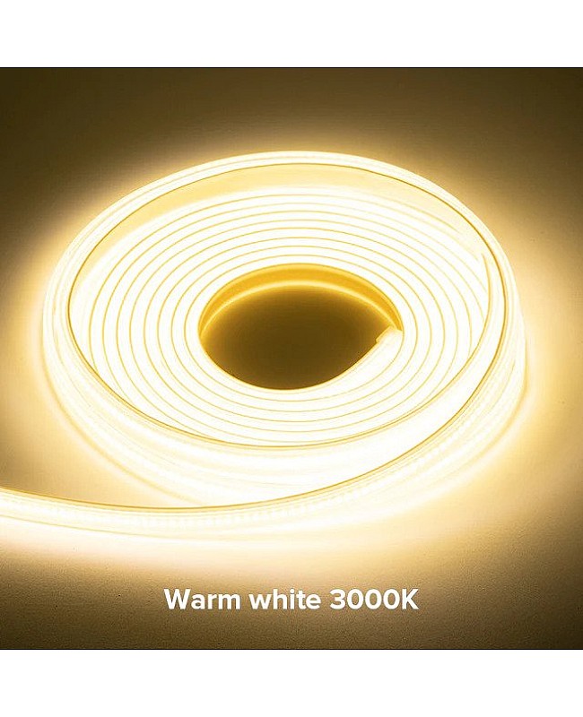 220V Warm White COB LED Strips