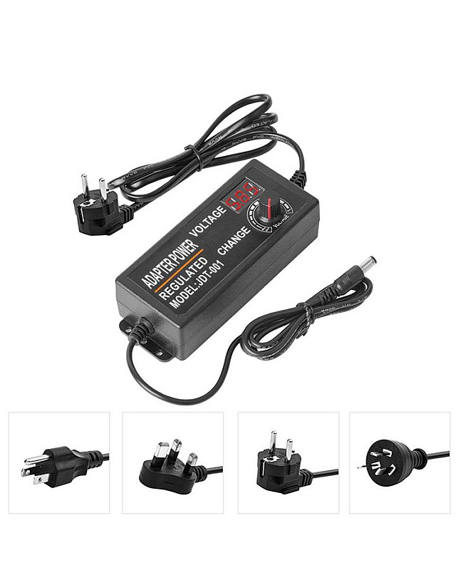 DC3V12V24V Variable Power Supply With Knob Switch