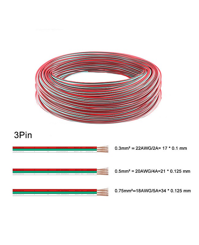 3PIN LED Light Cable
