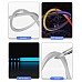 The DIY LED strip covers are flexible, bendable, cuttable, and shapeable.