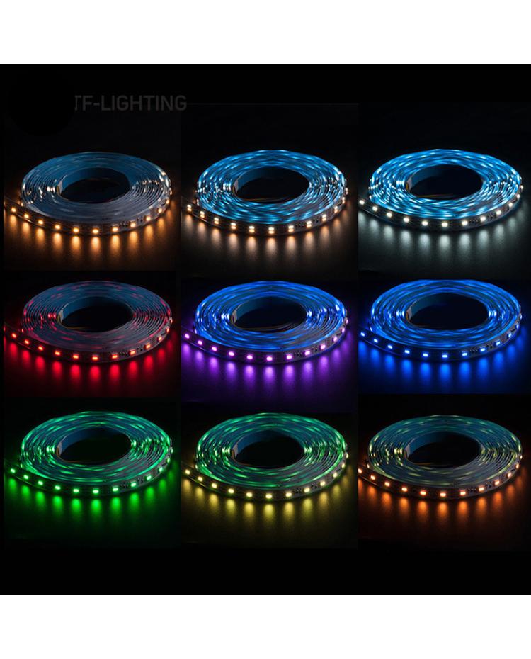 RGB CCT Connecting LED Strip Light Waterproof 16.4FT