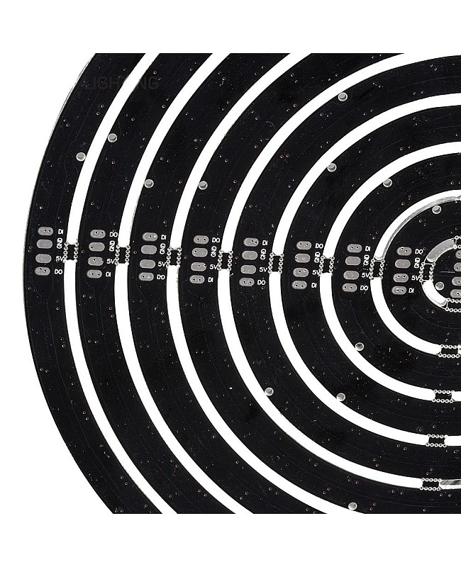 Black individually addressable WS2812B LED matrixs