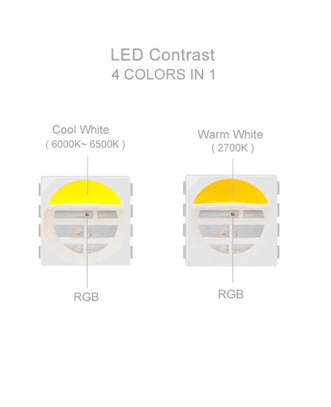 24V WS2814 RGBW RGBIC LED Strips 16.4FT