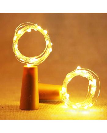 Cork Shaped LED Copper Wire String Light