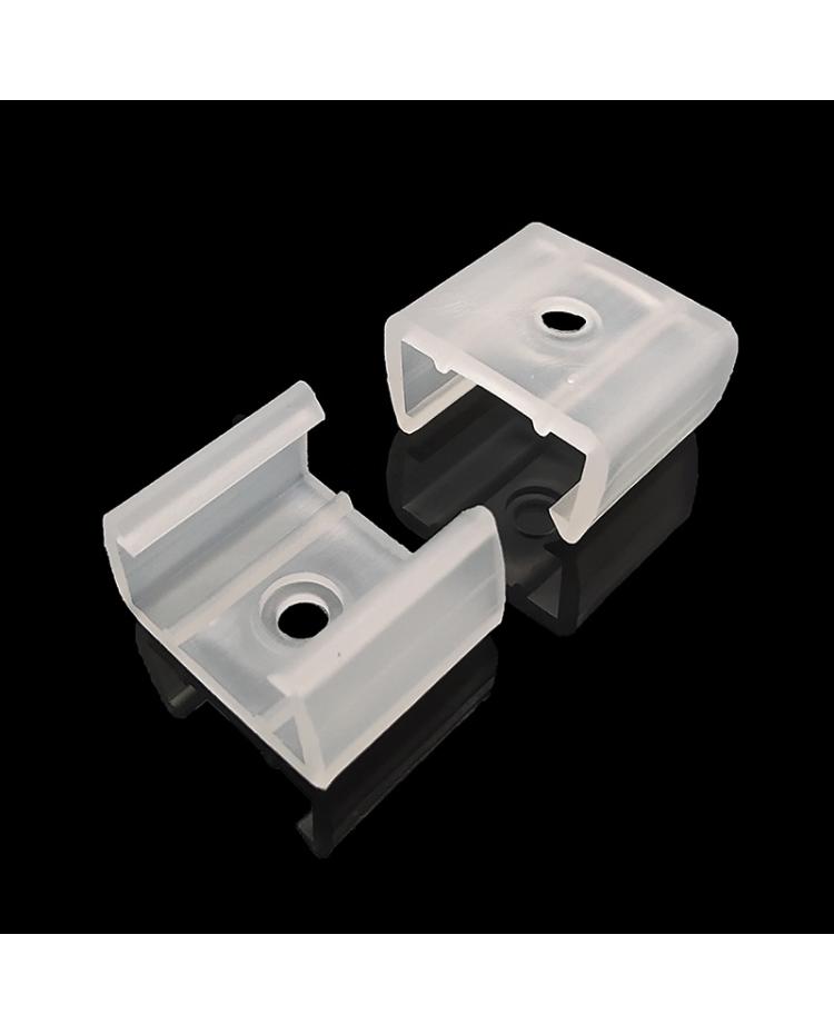 Multiple Aluminum Holder Clip Fixed Mounted Brackets For Led Neon Light  Strip, 10 pcs per pack