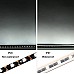 There are two versions of wall washing strip lights available for indoor and outdoor use.