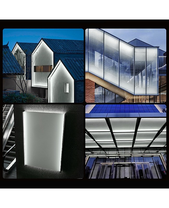 The applications of the white wall washer strip lights