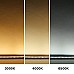 There are three white color wall washing strip lights available