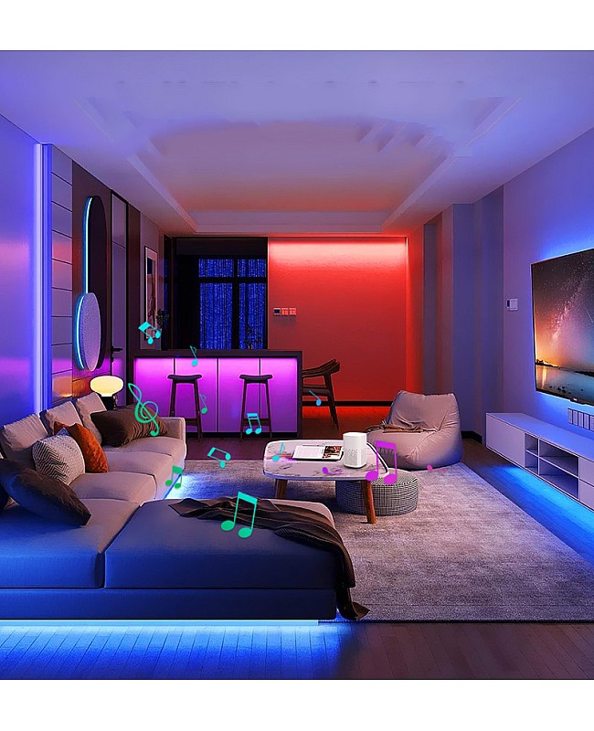 Waterproof IP65 programmable COB LED strips