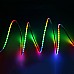 Flexible narrow COB LED strips with addressable pixels