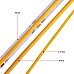 The wdith of three size COB LED strips