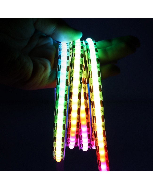 Battery powered LED strip lights for bedroom decoration