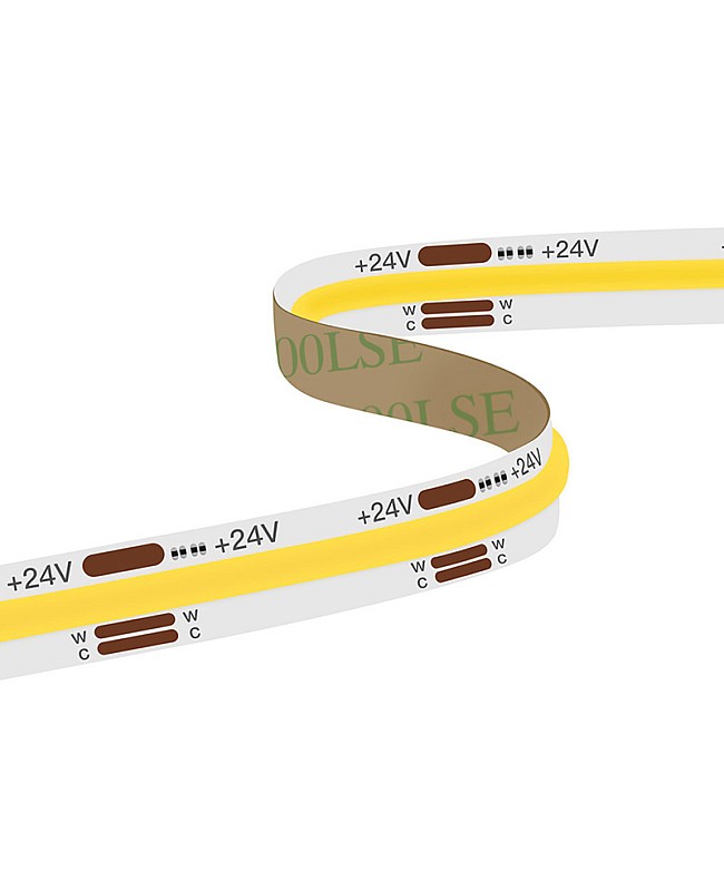 24V Tunable White COB LED Strips 2700K-6500K high CRI 95+