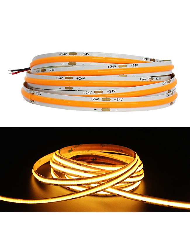 Ice Blue COB 5M LED Strips