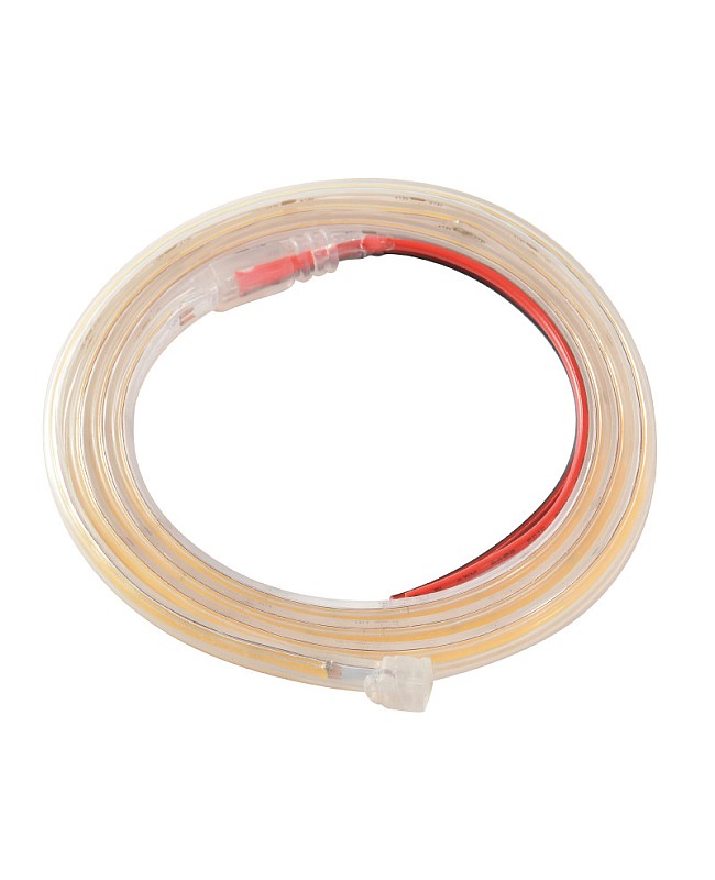 24V silicone tube COB LED strips for exterior lighting
