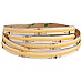 The structure of the warm white addressable COB LED strip lights