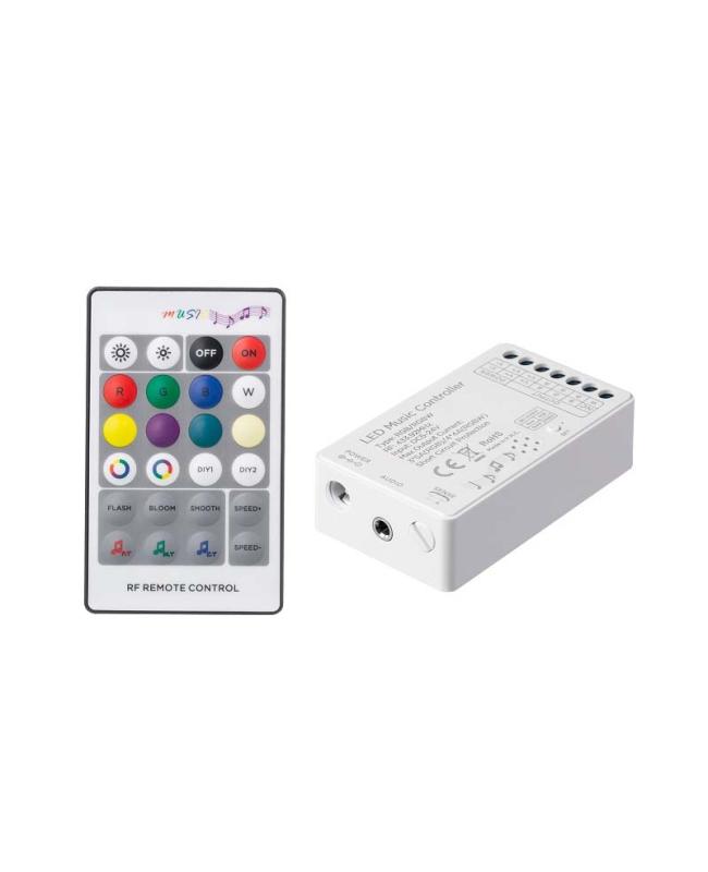 DC5V-24V 384W LED Music Controller For RGB/RGBW