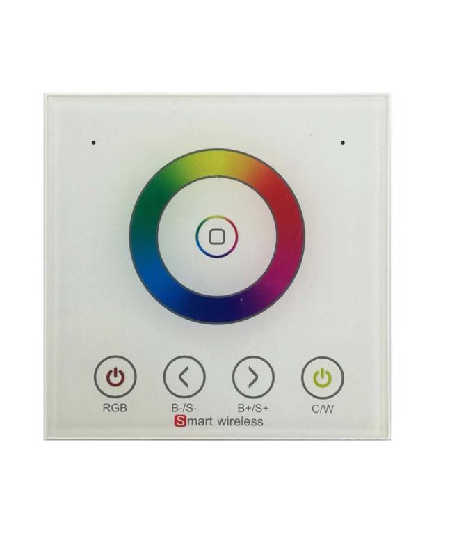 2.4GHz RF Full-Touch Wall Panel LED Remote