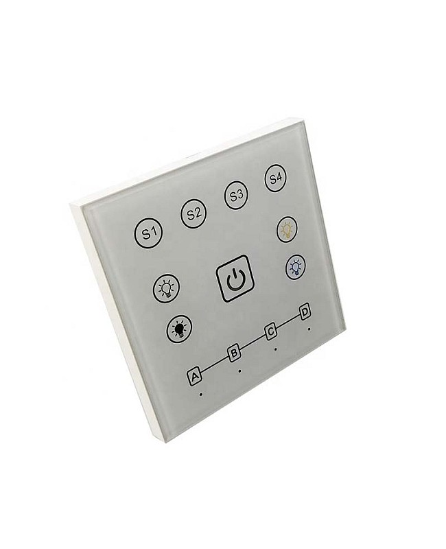 4 Zones DIY Touch Wall LED Controller