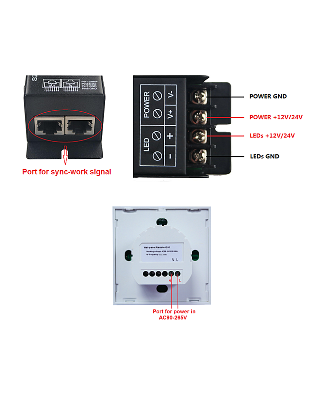 RF SYNC LED Dimmer