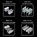 plastic led strip lights mounting clips