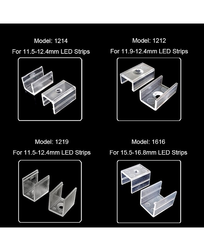 strip light mounting clips