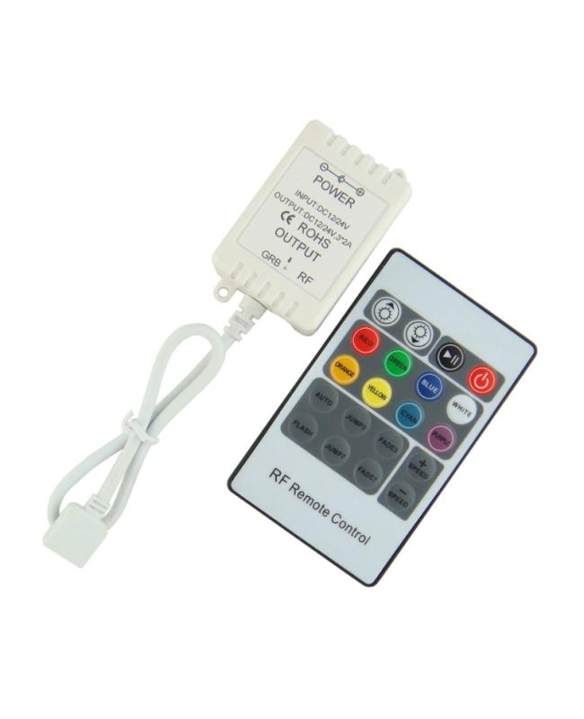 216W Mini RGB LED Controller With 20Key RF Remote