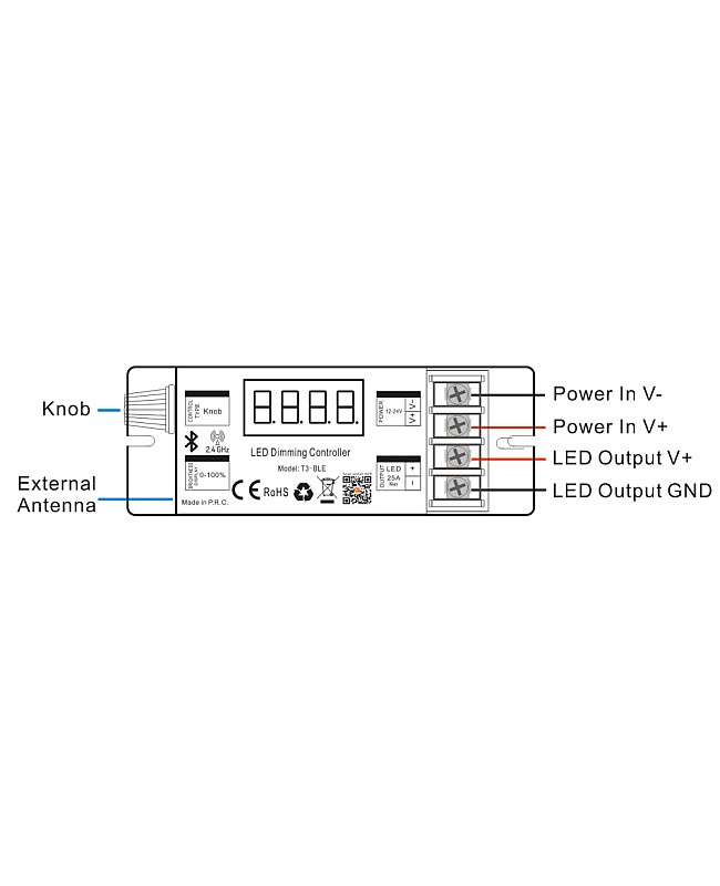 High Power LED Light Dimmer