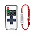 LED light remotes have 11 keys allow to adjust the brightness of single color LED lights