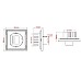 The dimension of wall-mounted LED dimmer 0-10V