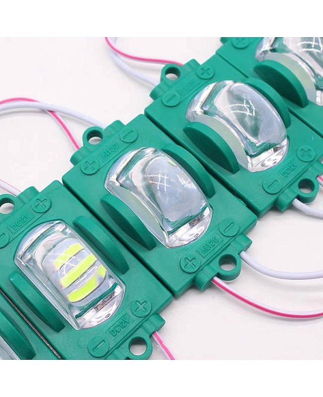 3 chip led module green