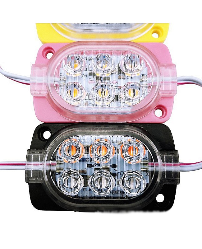 6LEDs Flash 12V LED Module For Truck Side Indicator Lights